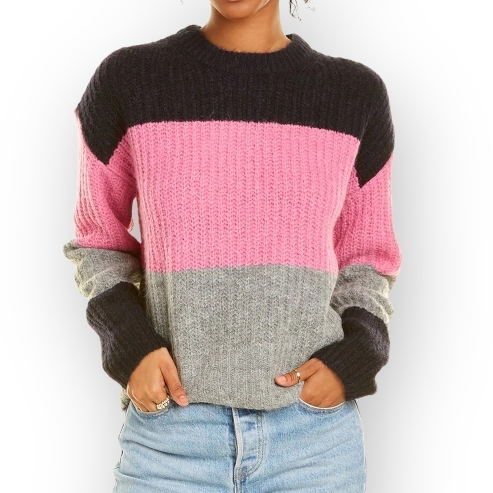 NWT, A.L.C. Womens Robertson Alpaca & Wool-Blend Sweater, Size L